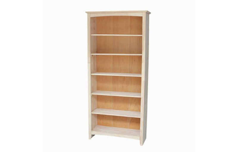 32" x 72" Shaker Bookcase