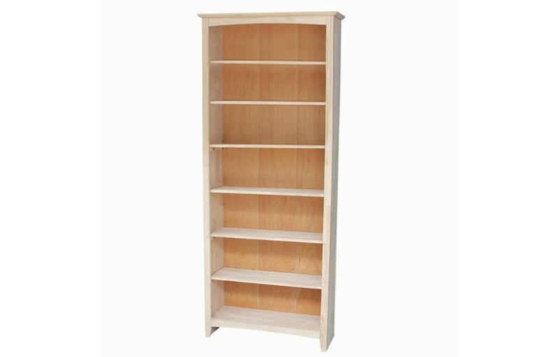 32" x 84" Shaker Bookcase