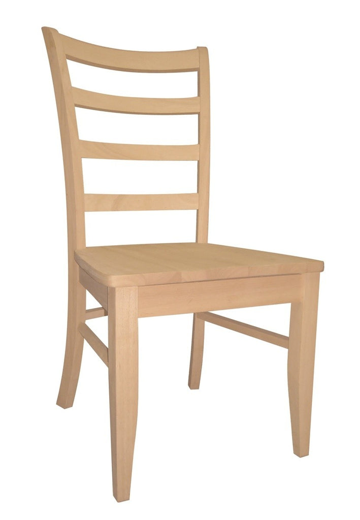 Baker Ladderback Side Chairs Burrs Unfinished Furniture