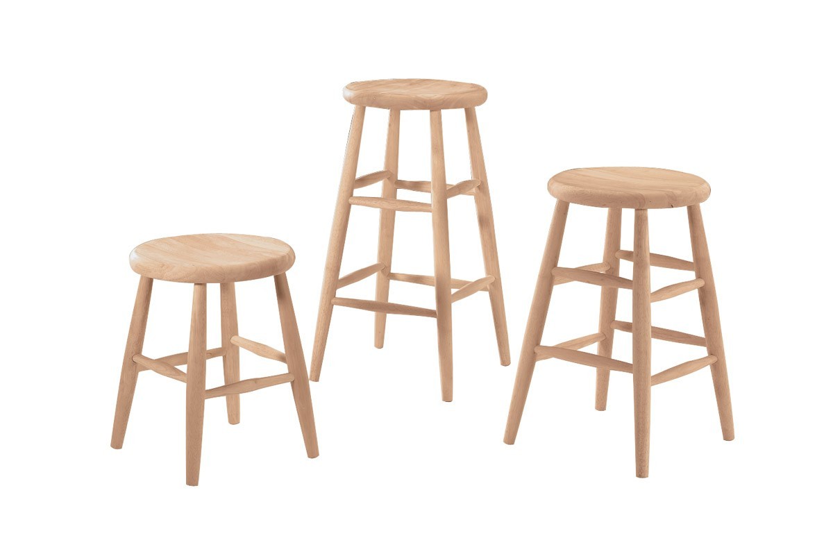 Scoop Seat Stools
