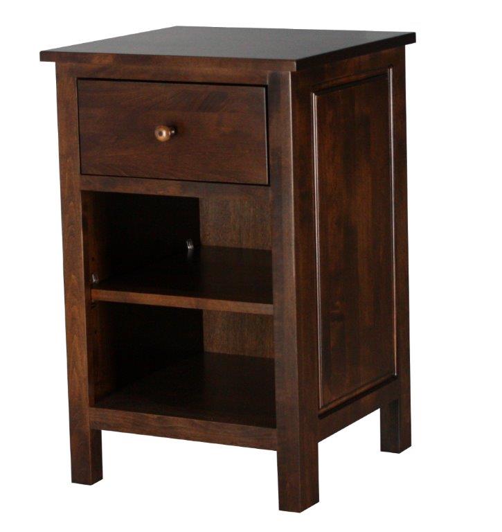 [19 Inch] Alder Heritage 1 Drawer Nightstand